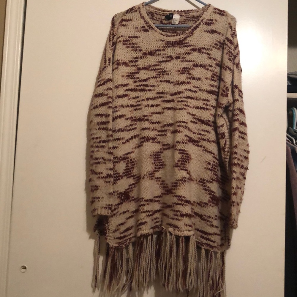 Fringe sweater